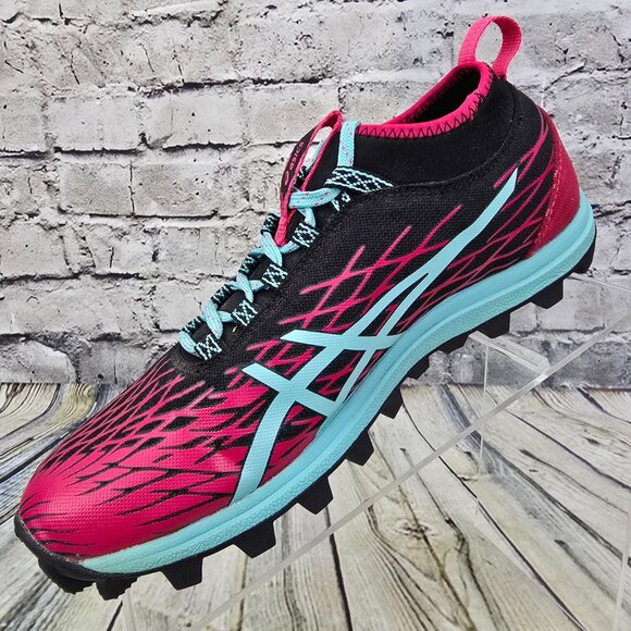 Asics Gel-Fuji Runnegade 2 Women's 8 Pink Black Trail Running Shoes OCR Sneakers - Picture 3 of 11